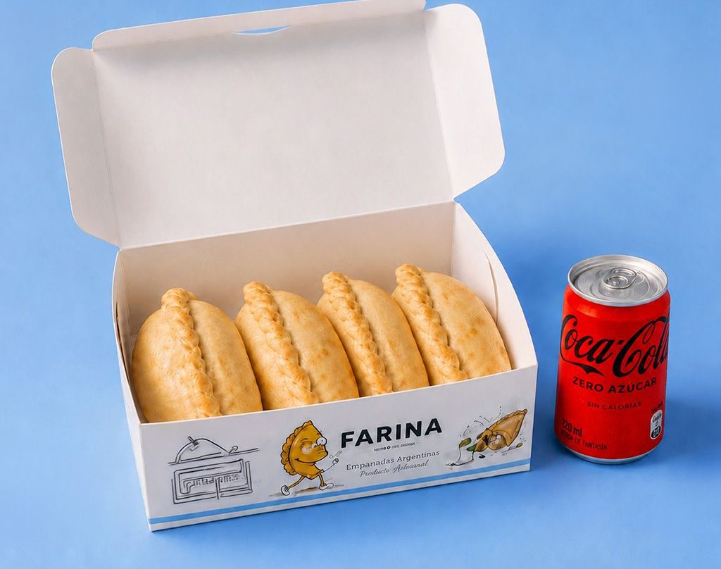 4 empanadas + bebida