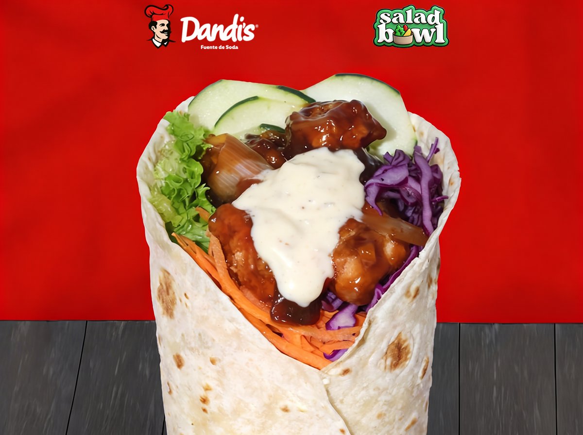 Fajita pollo agridulce chino