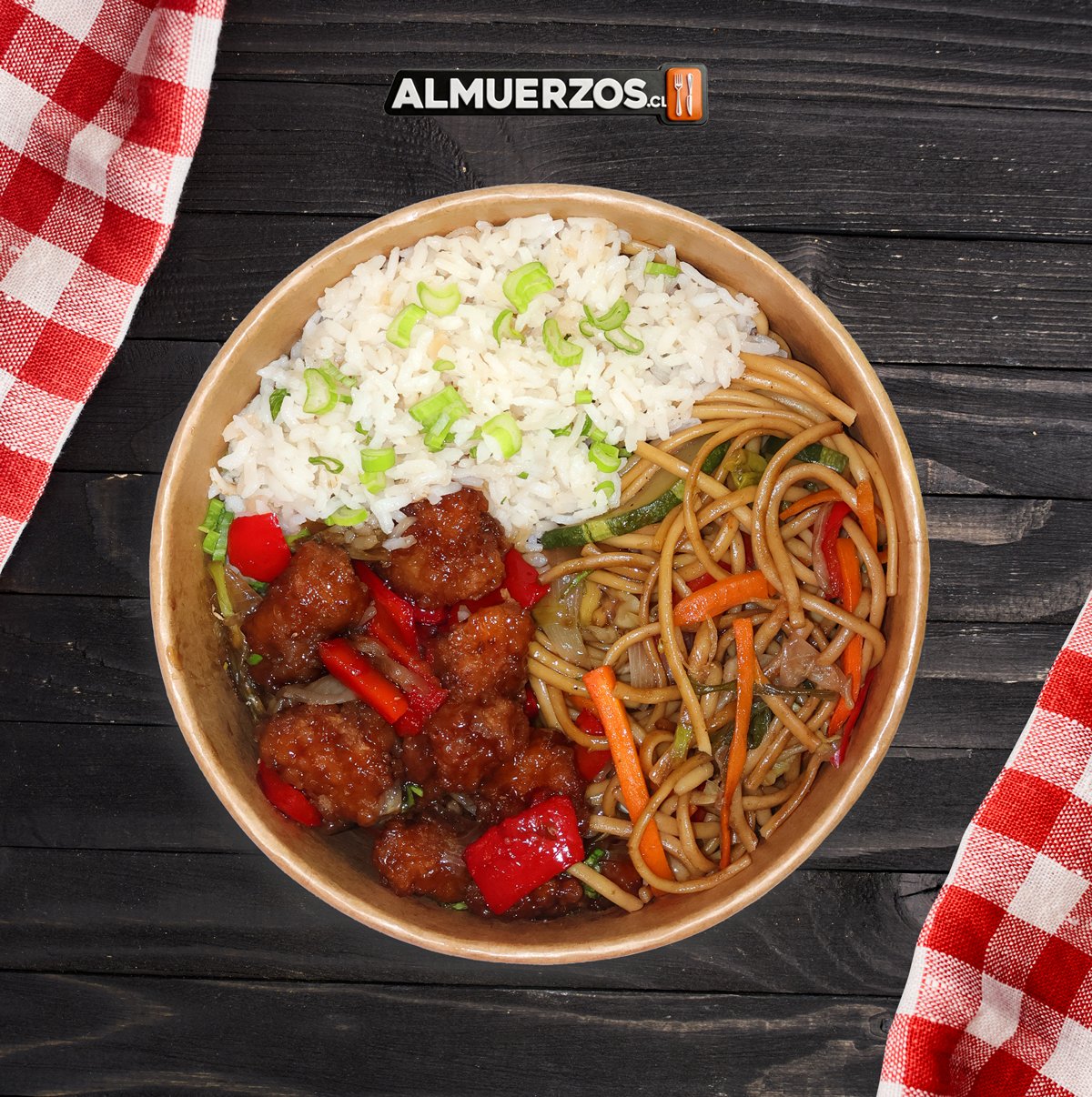 Pollo agridulce chino 